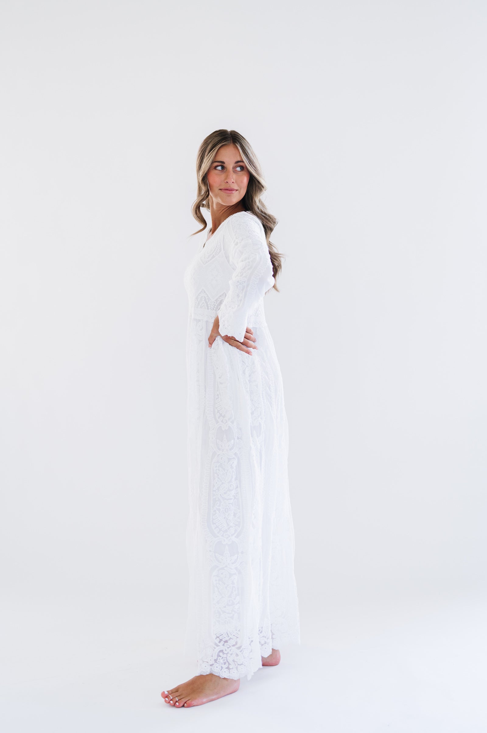Ezra LDS Temple Dress