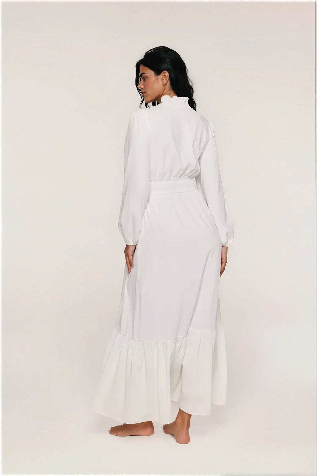 Penelope V-Neck Temple Dress